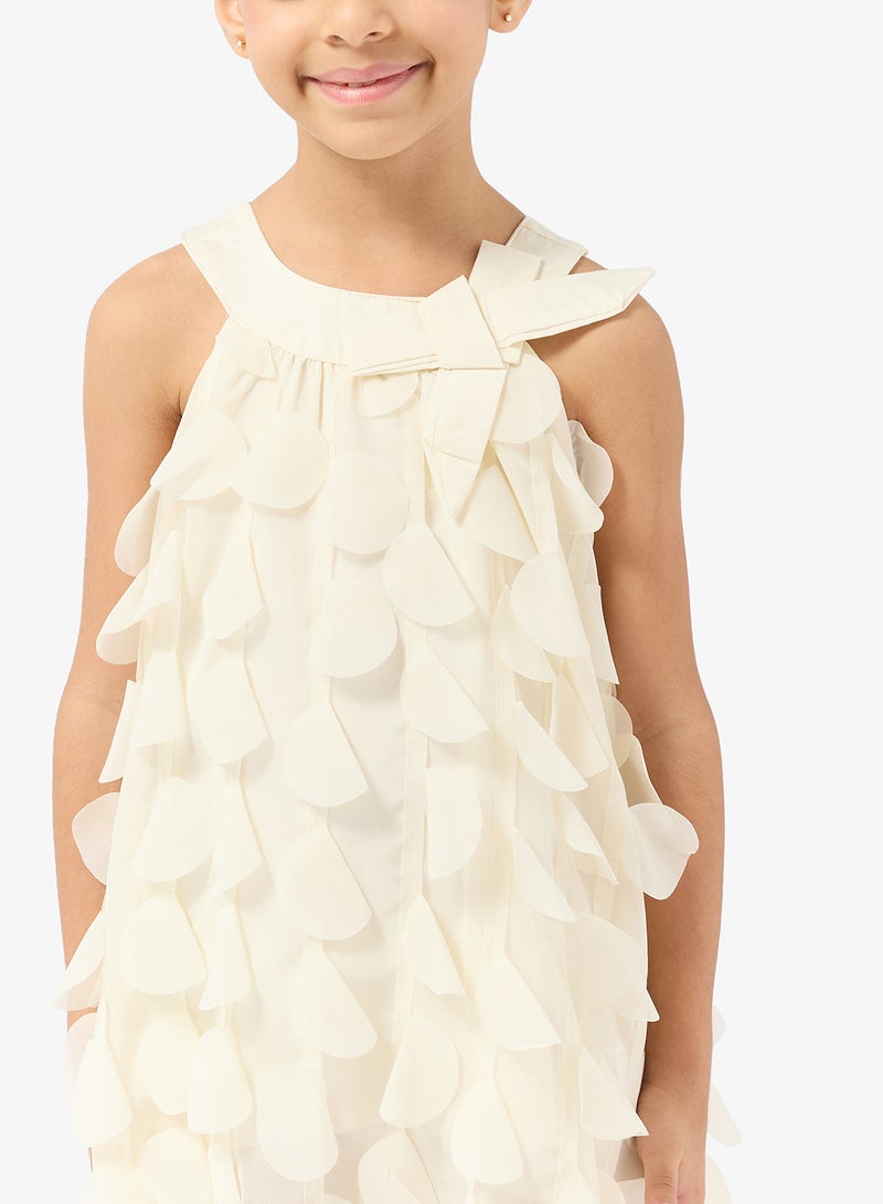 Pinata Ivory Petal Occasion Dress - Image 3